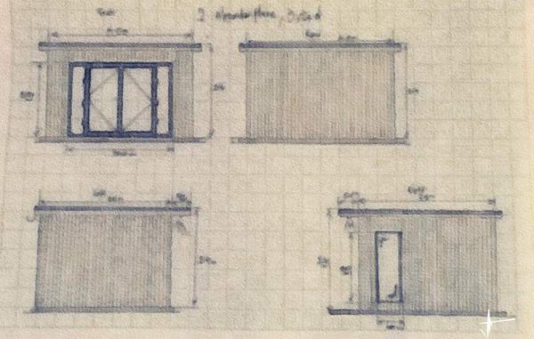 garden room design drawing