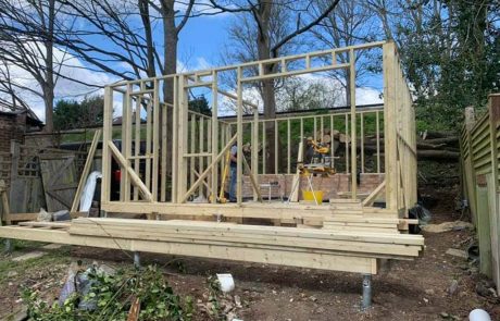 Tandridge garden rooms build